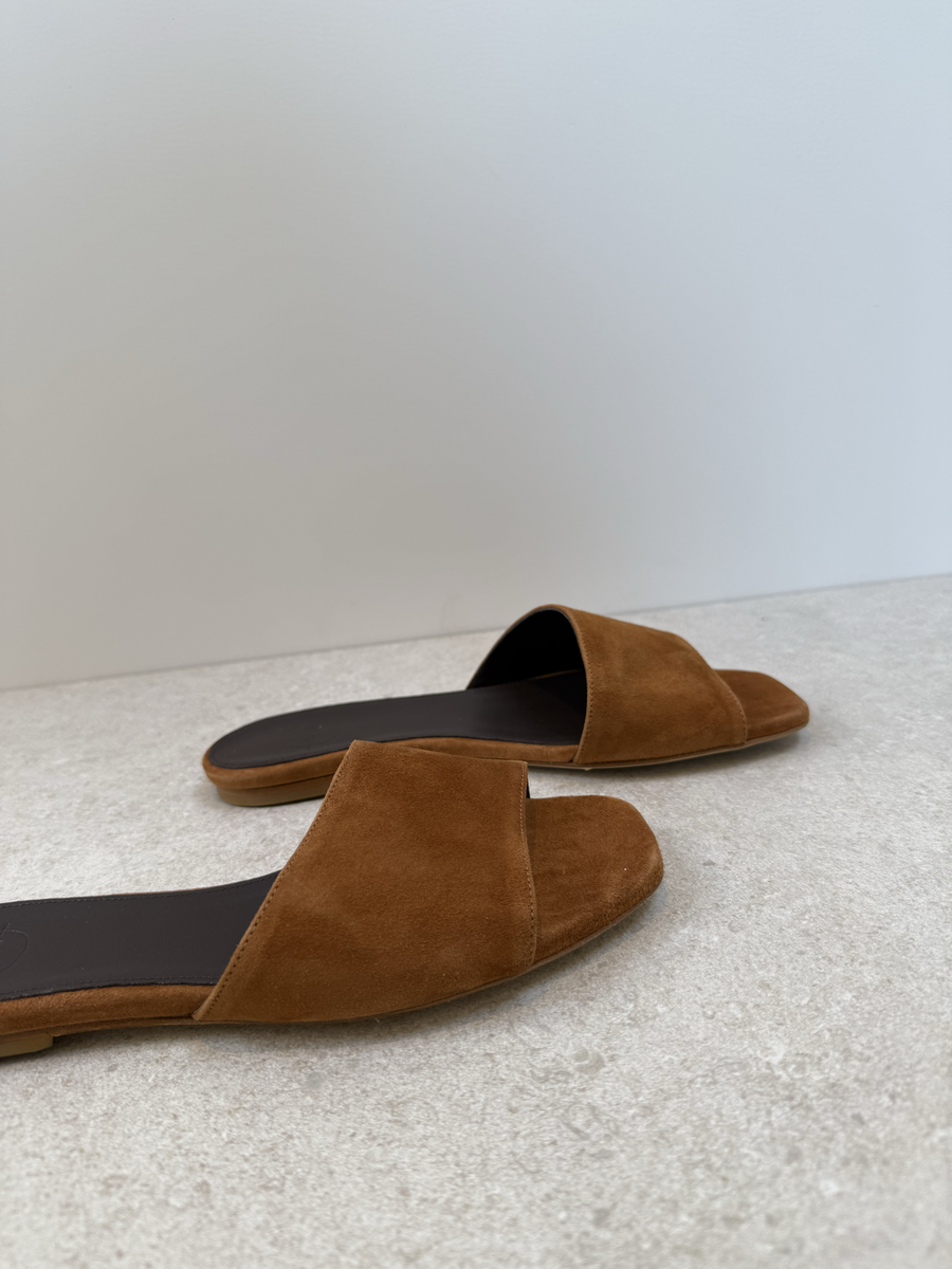BY MYRTH slippers - Cognac - Afbeelding 2