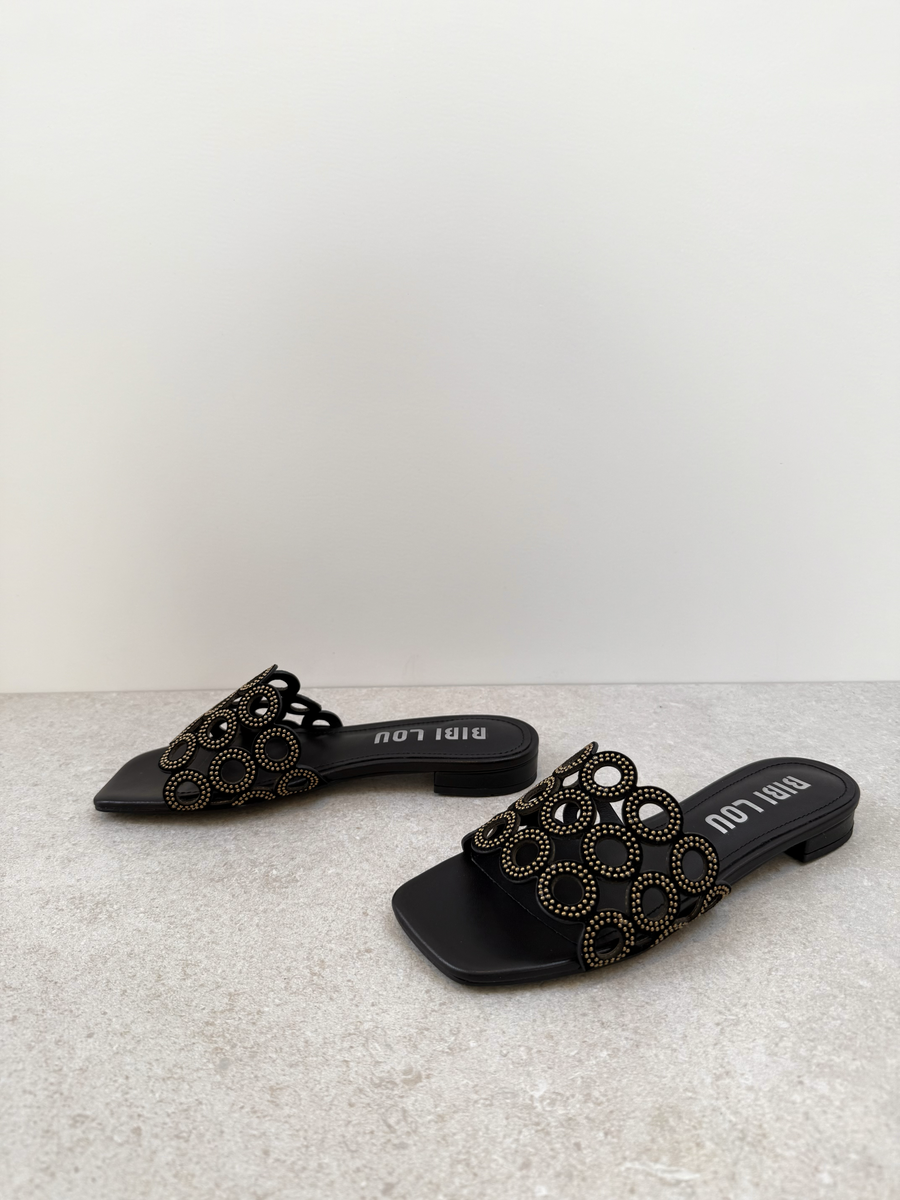 Bibi Lou slippers - Zwart