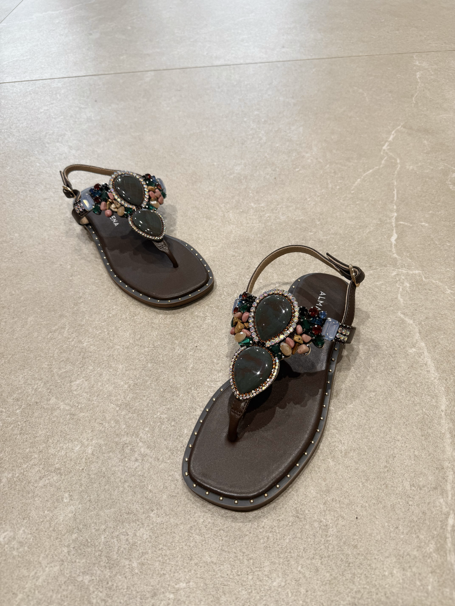 Alma en Pena sandalen - Bruin