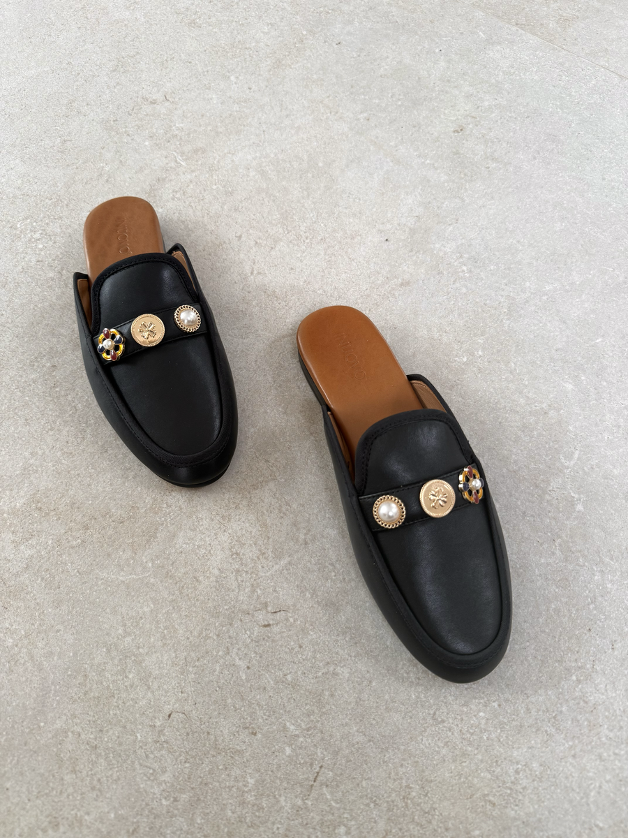 Inuovo slippers - Zwart