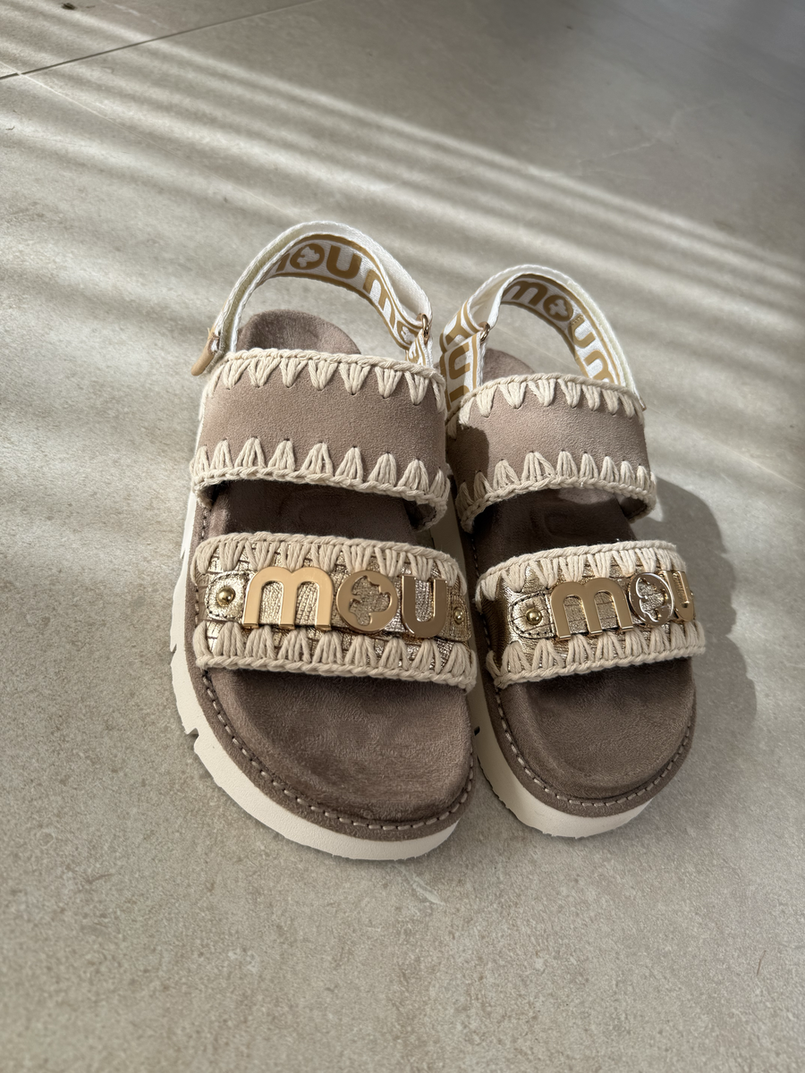 Mou sandalen - Taupe - Afbeelding 2