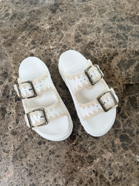 Mou slippers - Wit