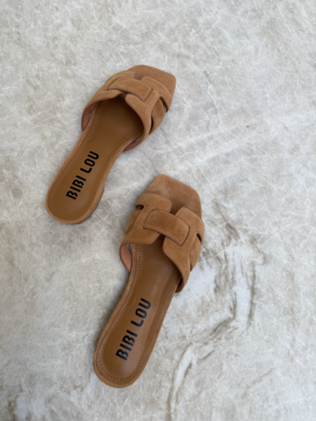 Bibi Lou slippers - Cognac